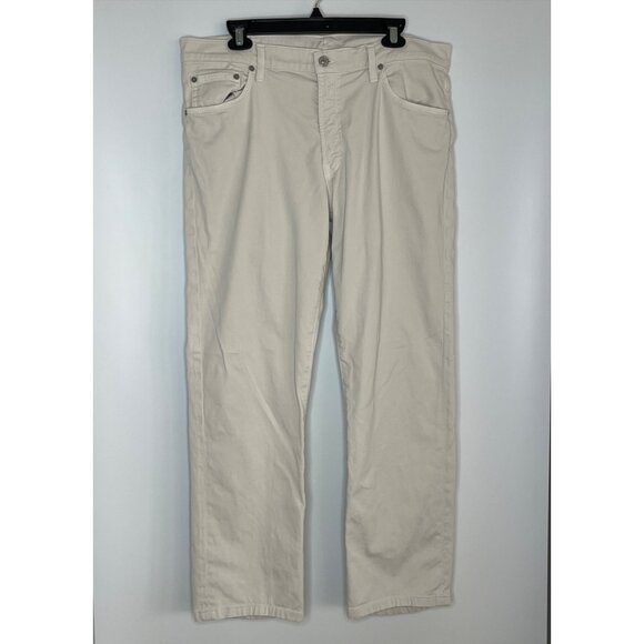 Citizens of Humanity Men's Gage Classic Fit Twill Pant Khaki Jean Size 30x30